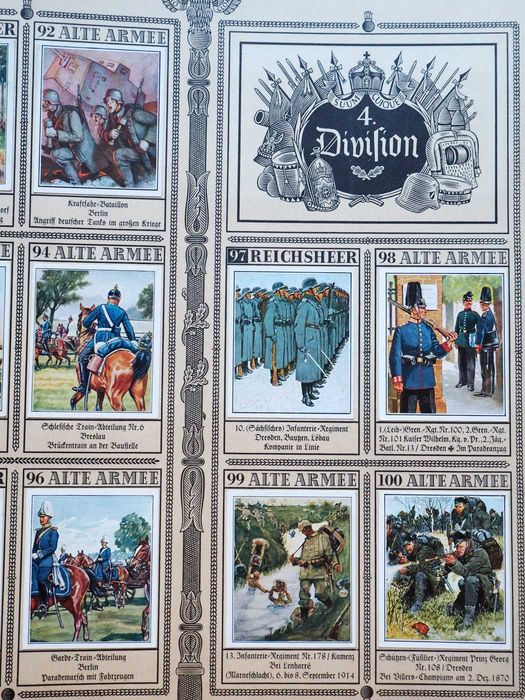 Caderneta Cromos Antiga Reich Alemão - 1933 - Excelente Qualidade