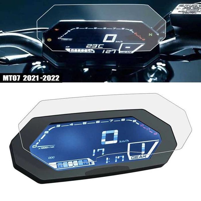 Película Protetora Ecrã Yamaha MT-07 de 21 a 22 - Proteção Anti-Risco