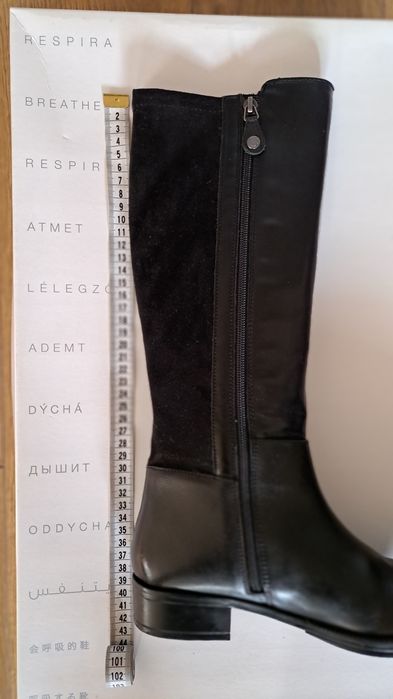 Kozaki oficerki Geox D Laceyin czarne