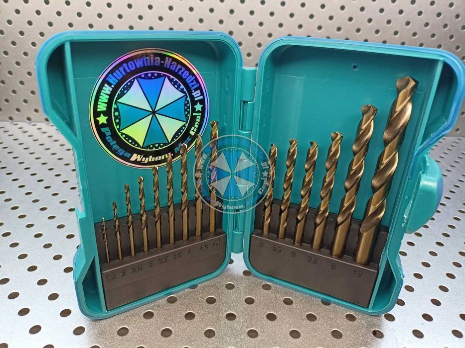 wiertła kobaltowe zestaw wierteł do metalu zestaw wierteł do metalu