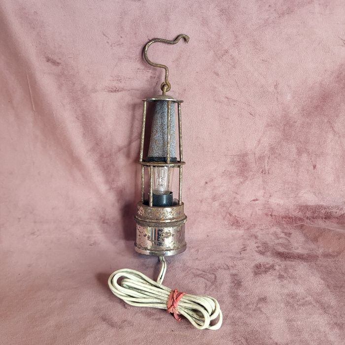 Stara lampa Górnicza mała elektryczna ⁴⁹
