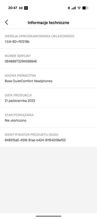 BOSE QuietComfort ANC  Następca QC45 Używane Stan BDB