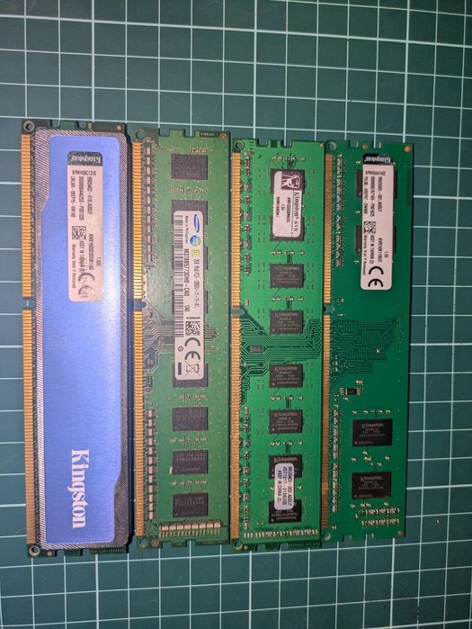4 DIMM Memória RAM DDR3 Desktop 10 gb Total