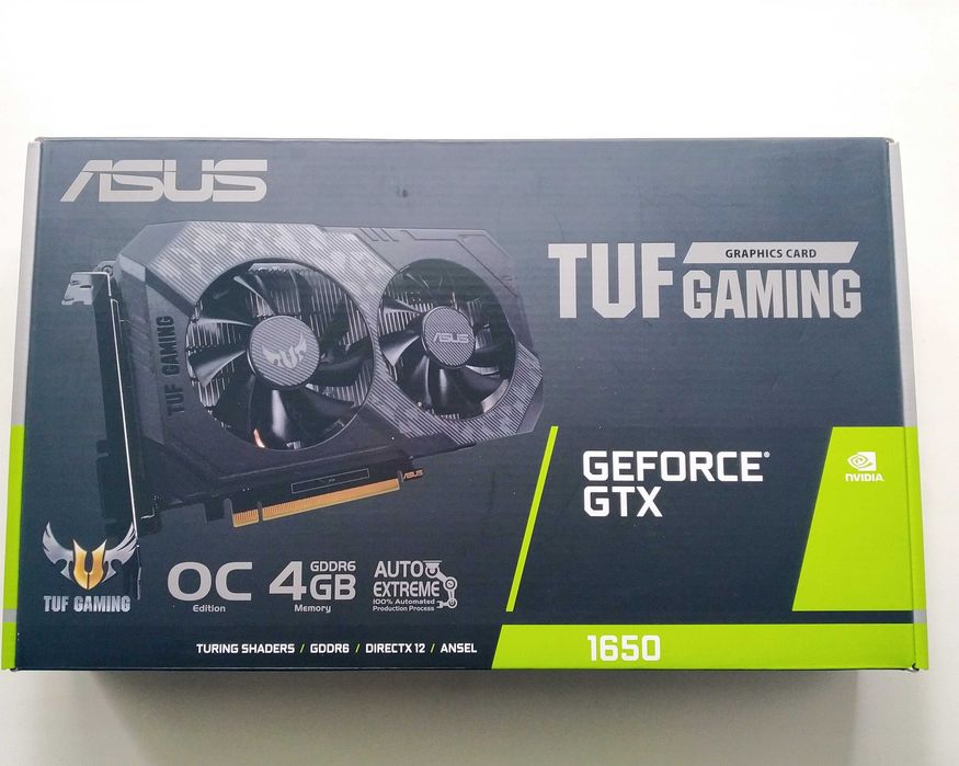 Відеокарта asus pci-ex geforce gtx 1650 tuf gaming oc edition 4gb gddr6 (128bit)