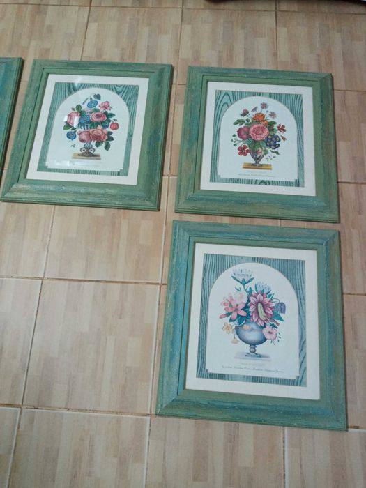 4 lindos quadros em ótimo Estado