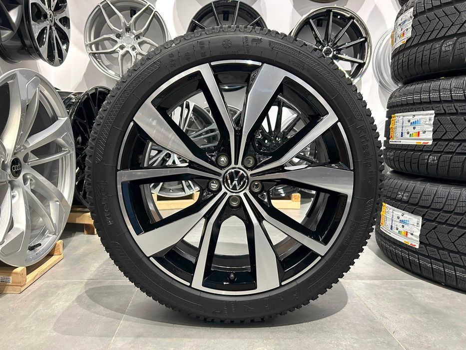 Oryginalne koła zimowe 18 5x100 ET39 MISANO SKODA Kamiq VW T-Cross
