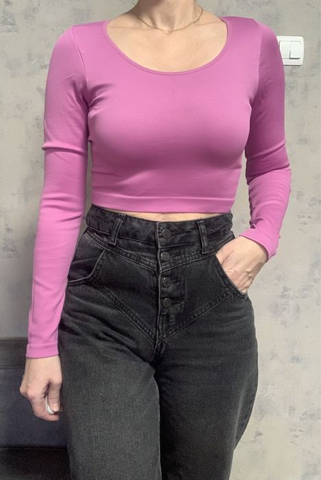 Топ zara лонгслів