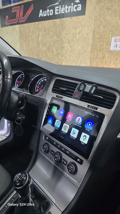 Rádio VW Golf 7 Android 14 com GPS (Novo)
