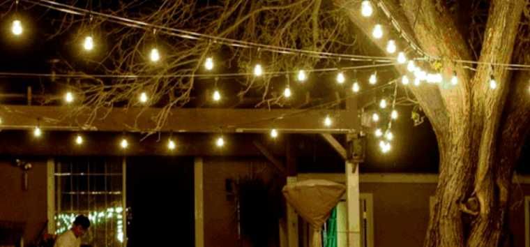 Girlanda OGRODOWA ŚWIETLNA 20 lampek led na baterie