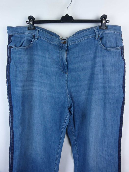 Next spodnie jeans lampasy szeroka nogawka 26R / 54