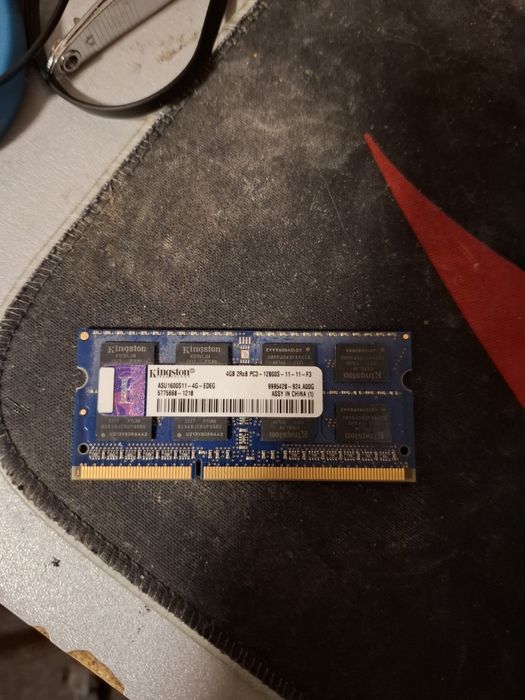 Pamięć RAM 4GN 1600MHz DDR3 SODIMM Kingstone ASU1600S11-4G-EDEG