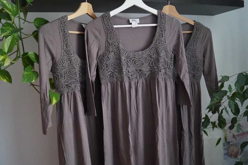 bonprix zestaw 3 sukienek sukienka tunika XS 34 BOHO nowe