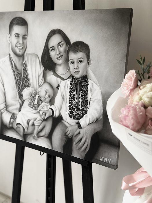 Портрет по фото/ Картина на замовлення/ Ручна робота/ Художник
