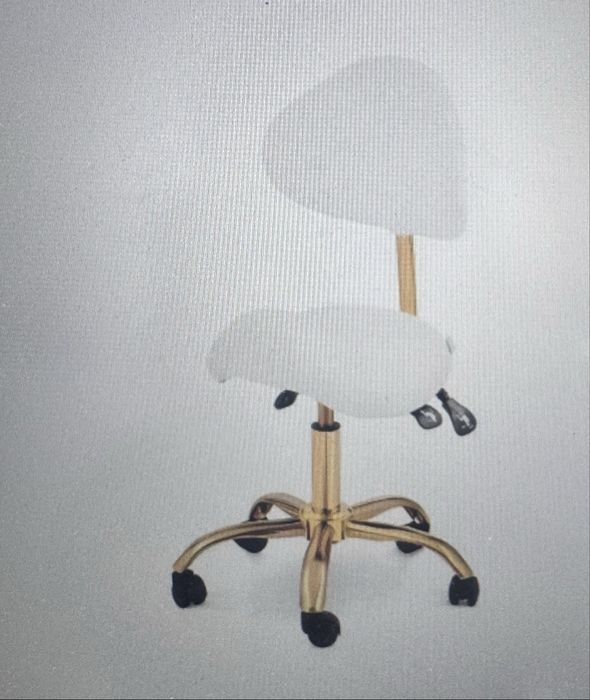 Taboret kosmetyczny obrotowy