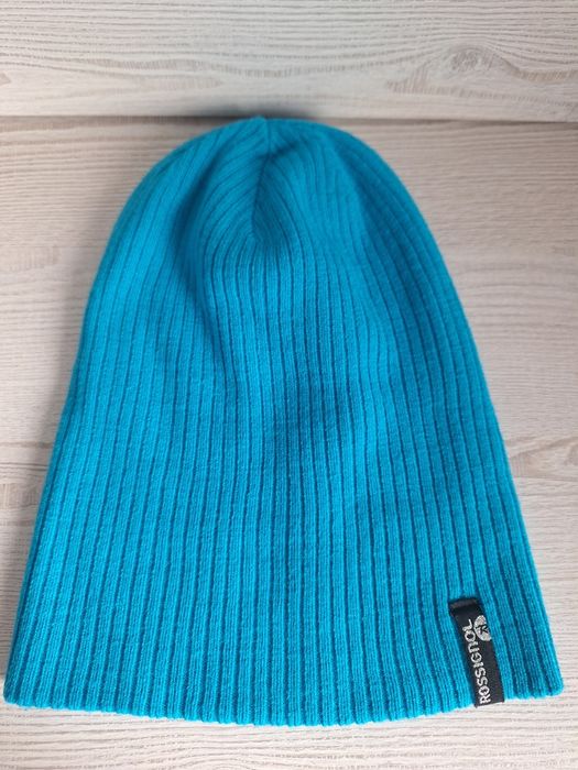 Damska czapka rossignol niebiesko turkusowa jak nowa