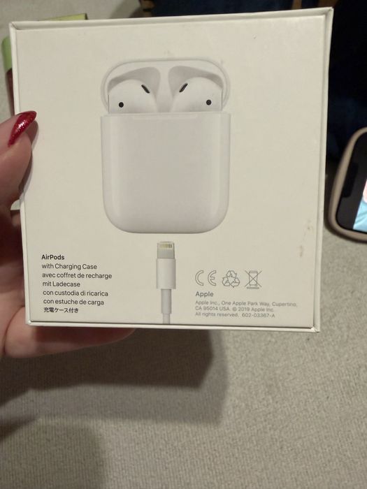 Słuchawki douszne APPLE AirPods 2 Biały