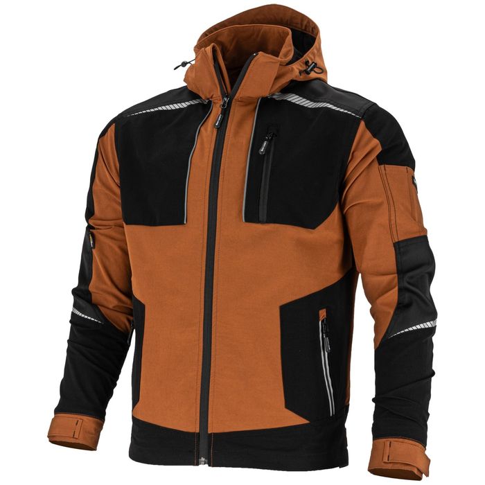 bluza stretch brązowo-czarna, "s", ce, lahti