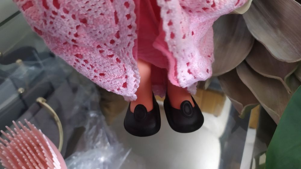 Boneca antiga EFFE anos 60+ vestido e sapatos nancy ibicenca anos 70