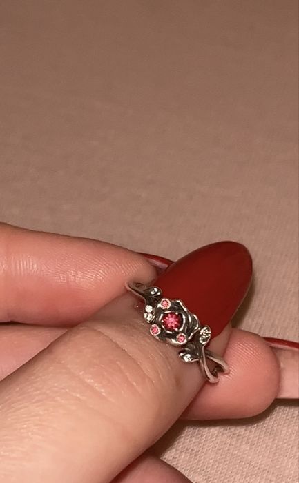 Disney, Piękna i Bestia, Pierścionek z różą, Srebro