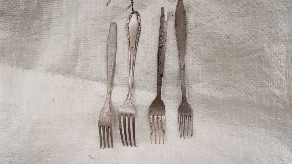 Ложки виделки старі