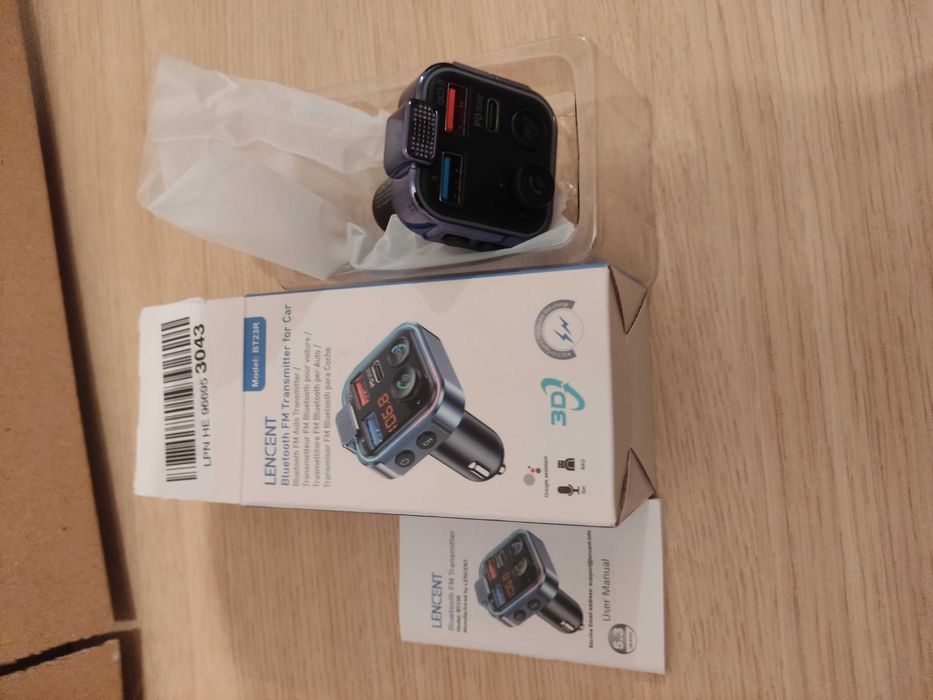 LENCENT 5.3 nadajnik transmiter FM bluetooth bt23r