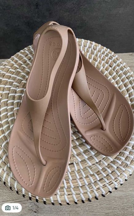 Crocs japonki sexi flip bronze W9 39/40