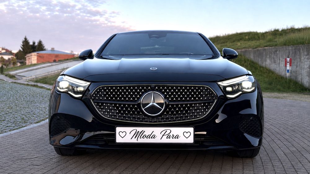 Samochód Auto do Ślubu - nowy czarny Mercedes E Class Limousine 2026!