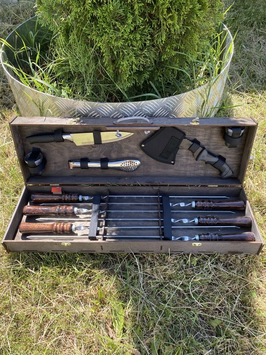 Шампура набір шампурів подарунок/ ТЕСТЮ/ БАТЬКУ