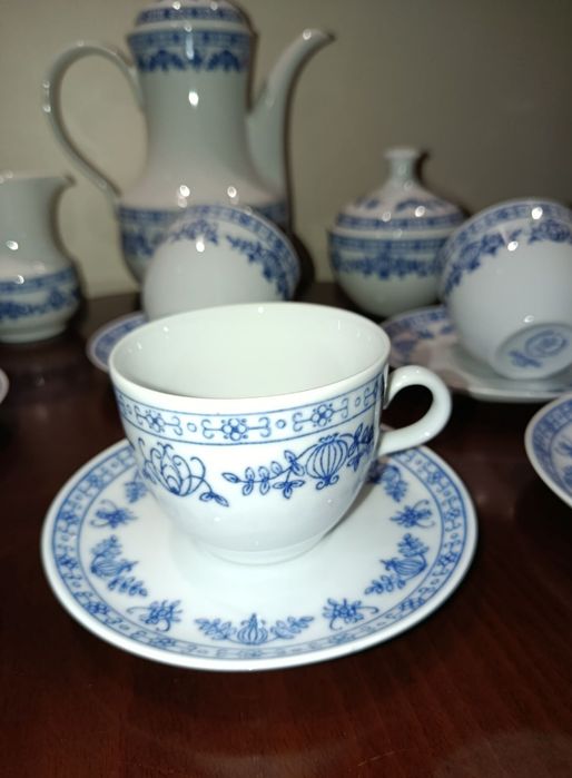 Śliczny stary serwis porcelana Kahla