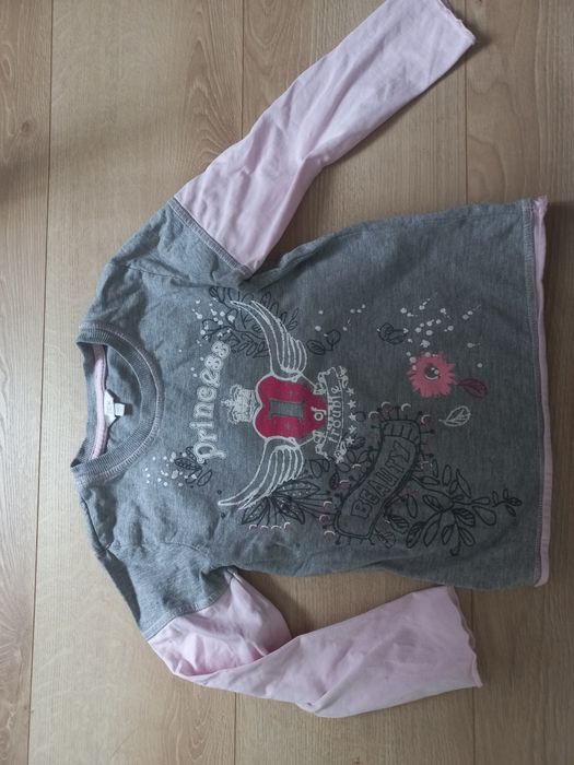 Bluzka długi rękaw 110-116