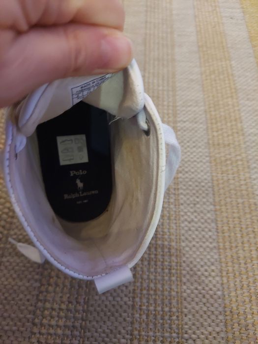 Trampki białe wysokie marki Polo Ralph Lauren roz. 39