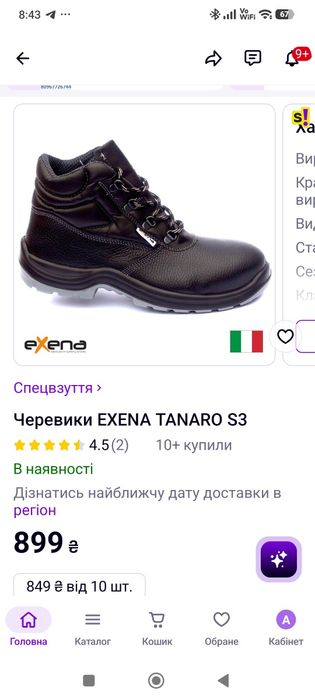 Робочі черевики, боти