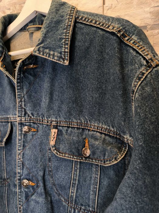 Kurtka Yashi Yamamuri Dżinsowa Jeansowa Vintage Przejściowa