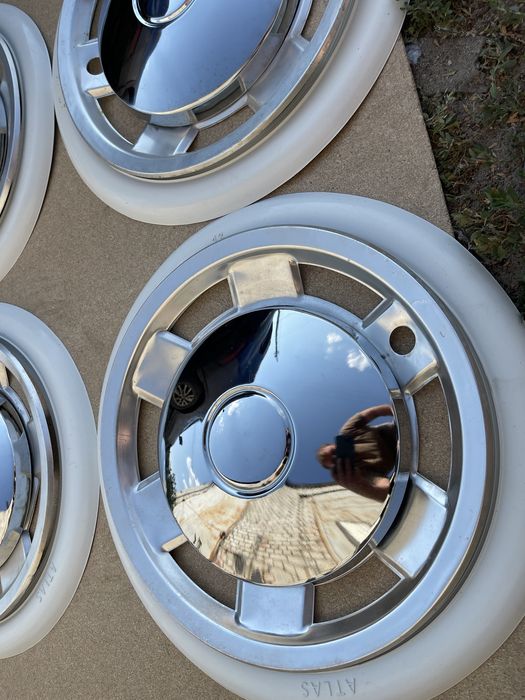 Колпаки москвич  408. 412 хром