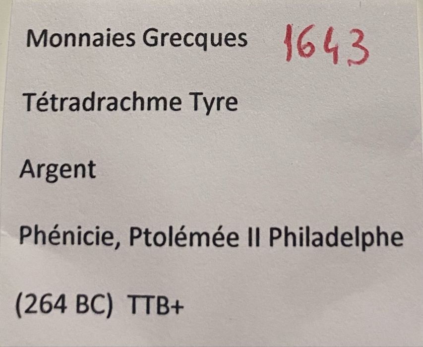 Moeda  1643 - GRECIA TETRADRACMA