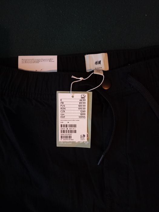 Nowe spodnie męskie H&M rozm L