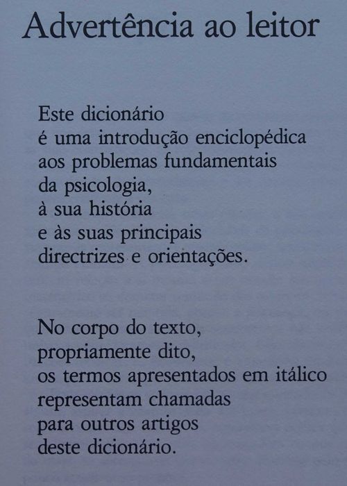 Dicionário de Psicologia Prática de Ludwig Knoll