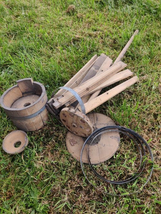 Stara maselnica drewniana ANTYK