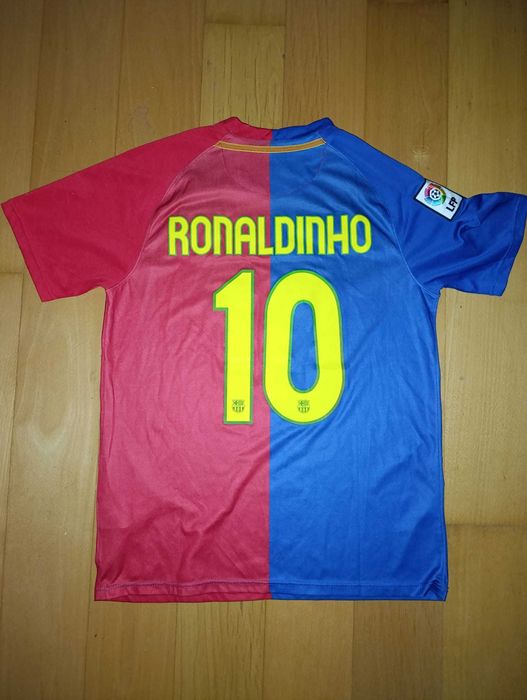Camisa de Futebol - Ronaldinho temporada 2008/2009 Barcelona