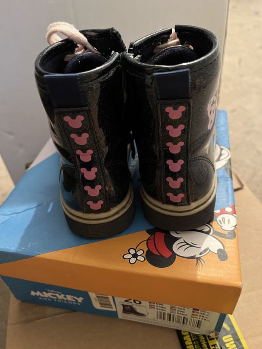 Botki przejściowe ocieplane polarem Myszka Minnie r.26