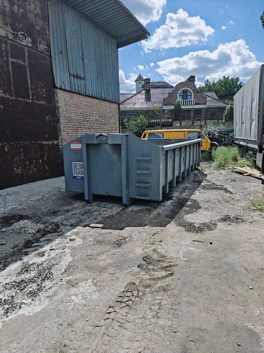 Вывоз строительного мусора контейнером Вивіз будівельного сміття