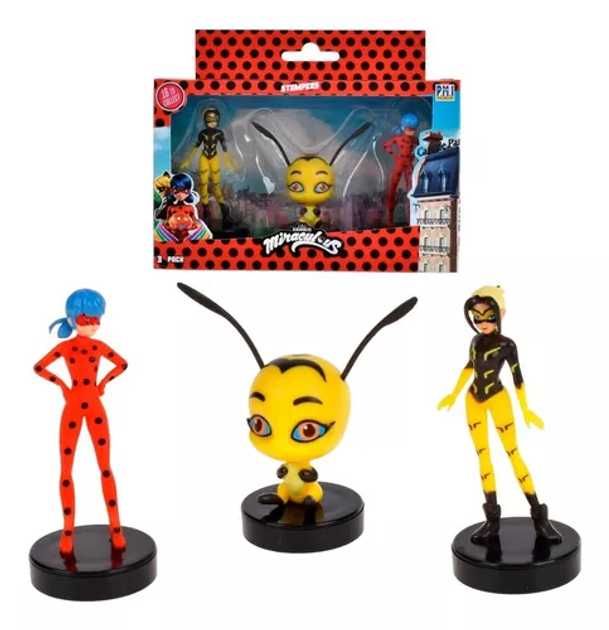 Фігурки героїв Miraculous - ЛедіБаг Супер-Кіт Рена Руж Бражник квамі