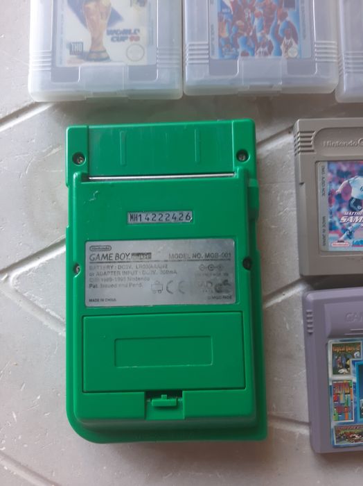 Gameboy pocket verde incluído jogo
