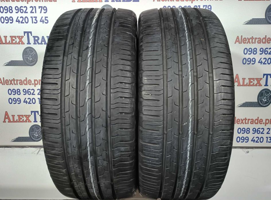 2 шт. 225/45 R17 Continental EcoContact 6 літні шини вживані,
