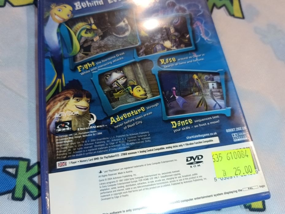 Shark Tale Rybki z ferajny PS2 sklep kioskzgrami Ursus zamiana
