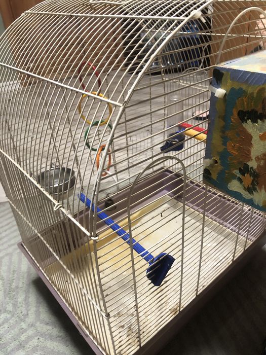 Клетка для попугая б/у