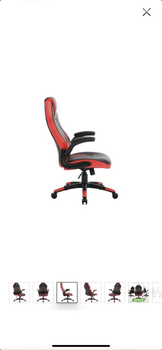 Cadeira Gaming ALPHA GAMER CYRA (Preto - Vermelho)