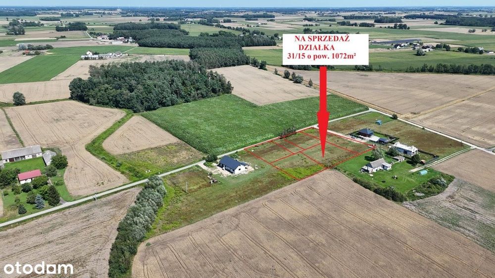 1072 m² Czachowo koło Płocka