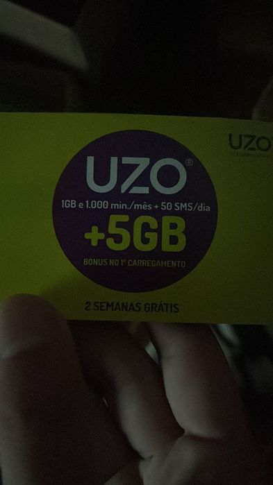 Cartao UZO 5giga 5G