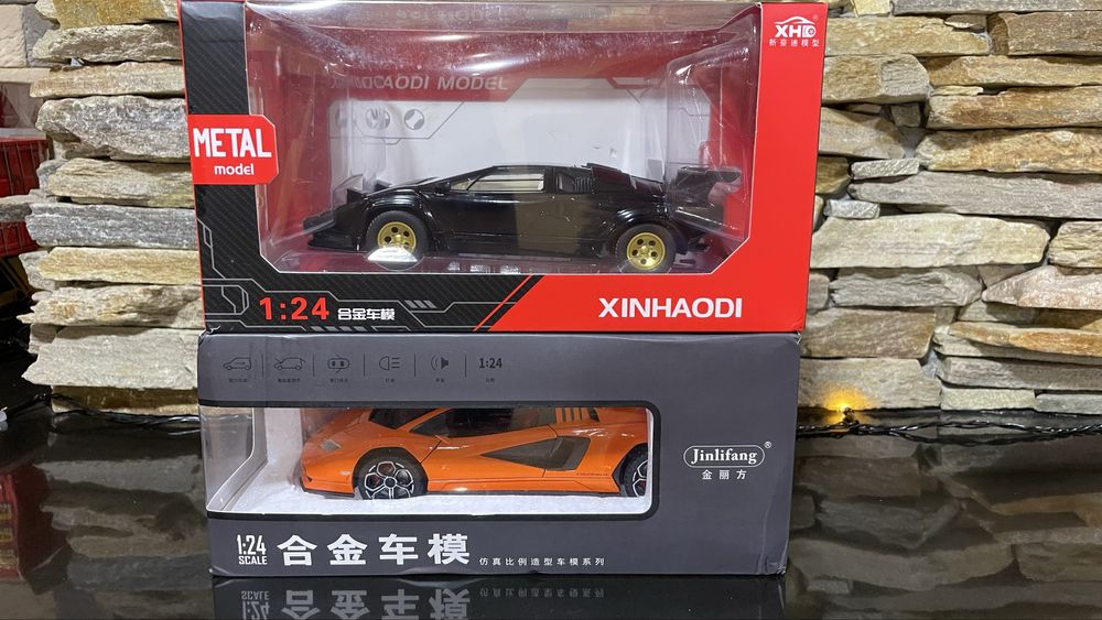 Нова модель Lamborghini Countach 1:24 металева колекційна модель авто
